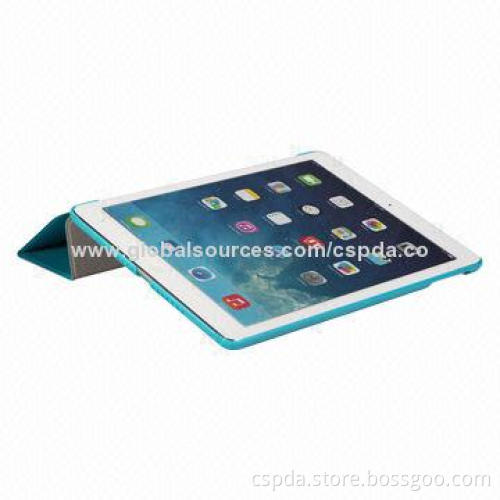 Super Slim 3-fold Folio Leather Stand Case for iPad Air, Various Colors Available